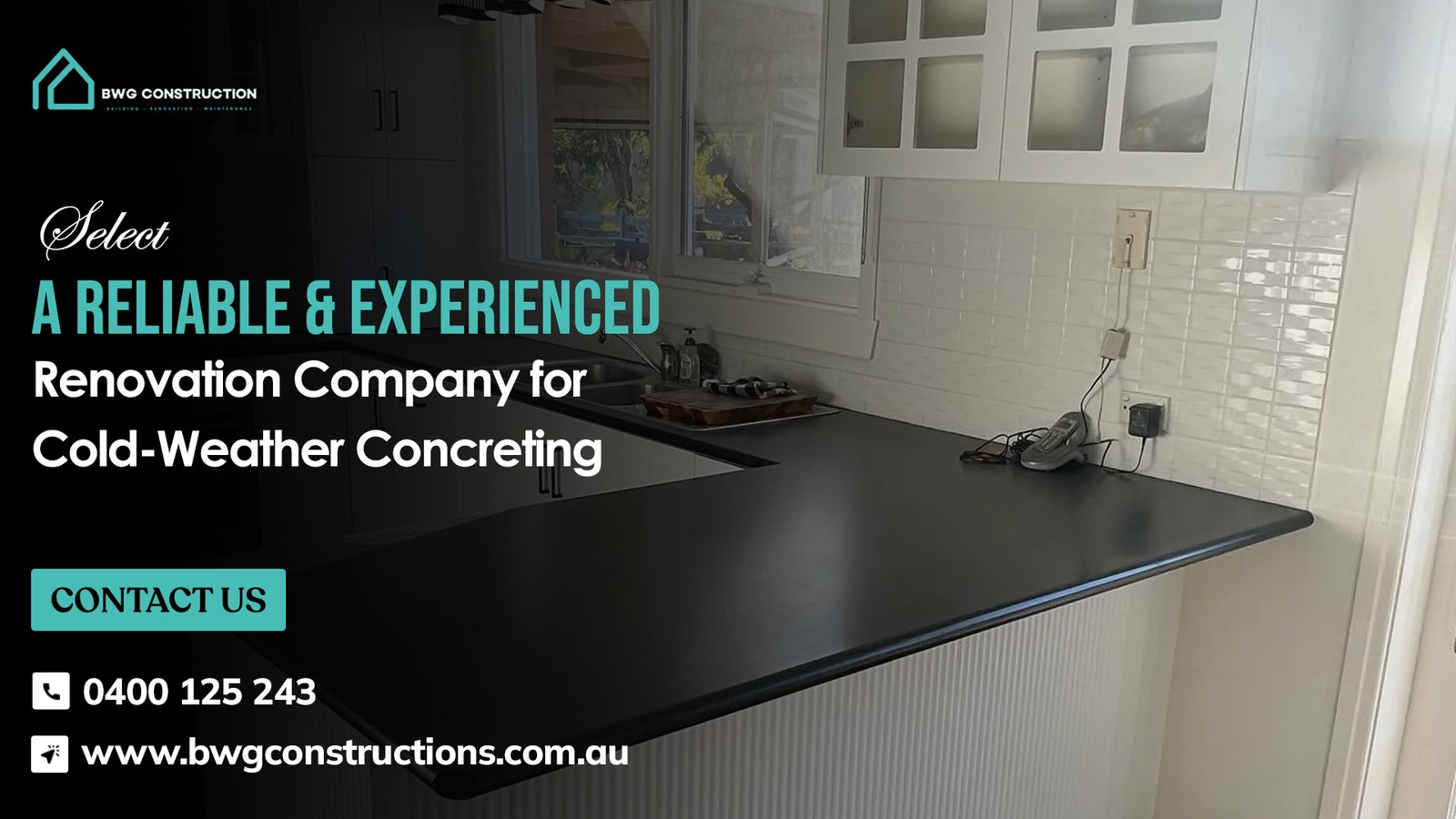 Role of a Renovation Company in Geelong for Winter Concreting